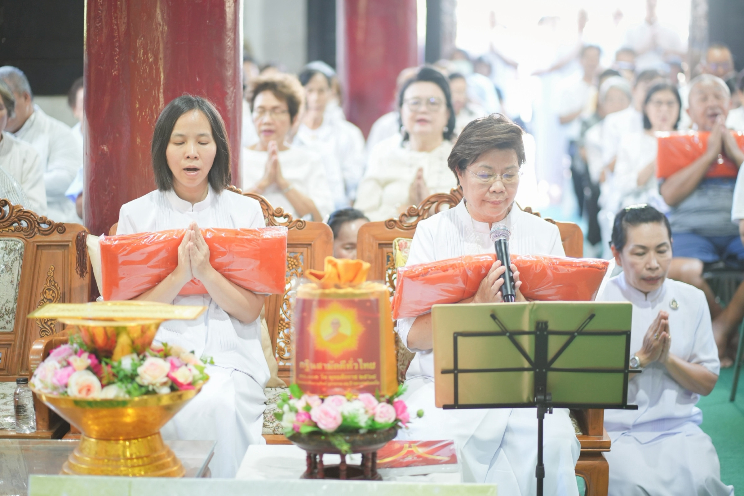 ภาพกล่าวคำถวายกฐินวัดปราสาท