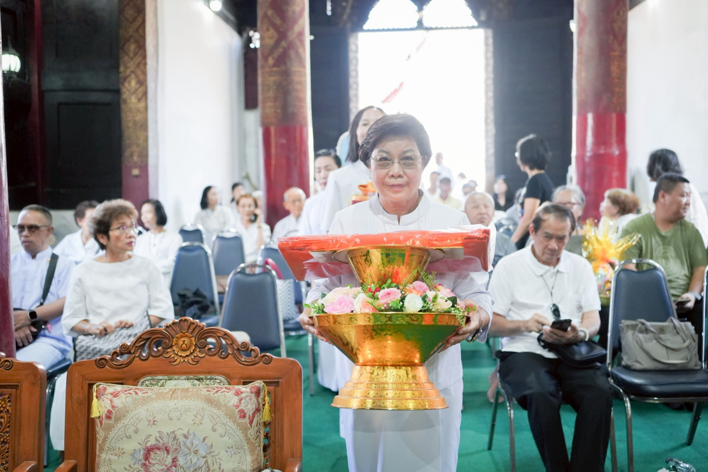 ภาพร่วมพิธีกรรมวัดปราสาท