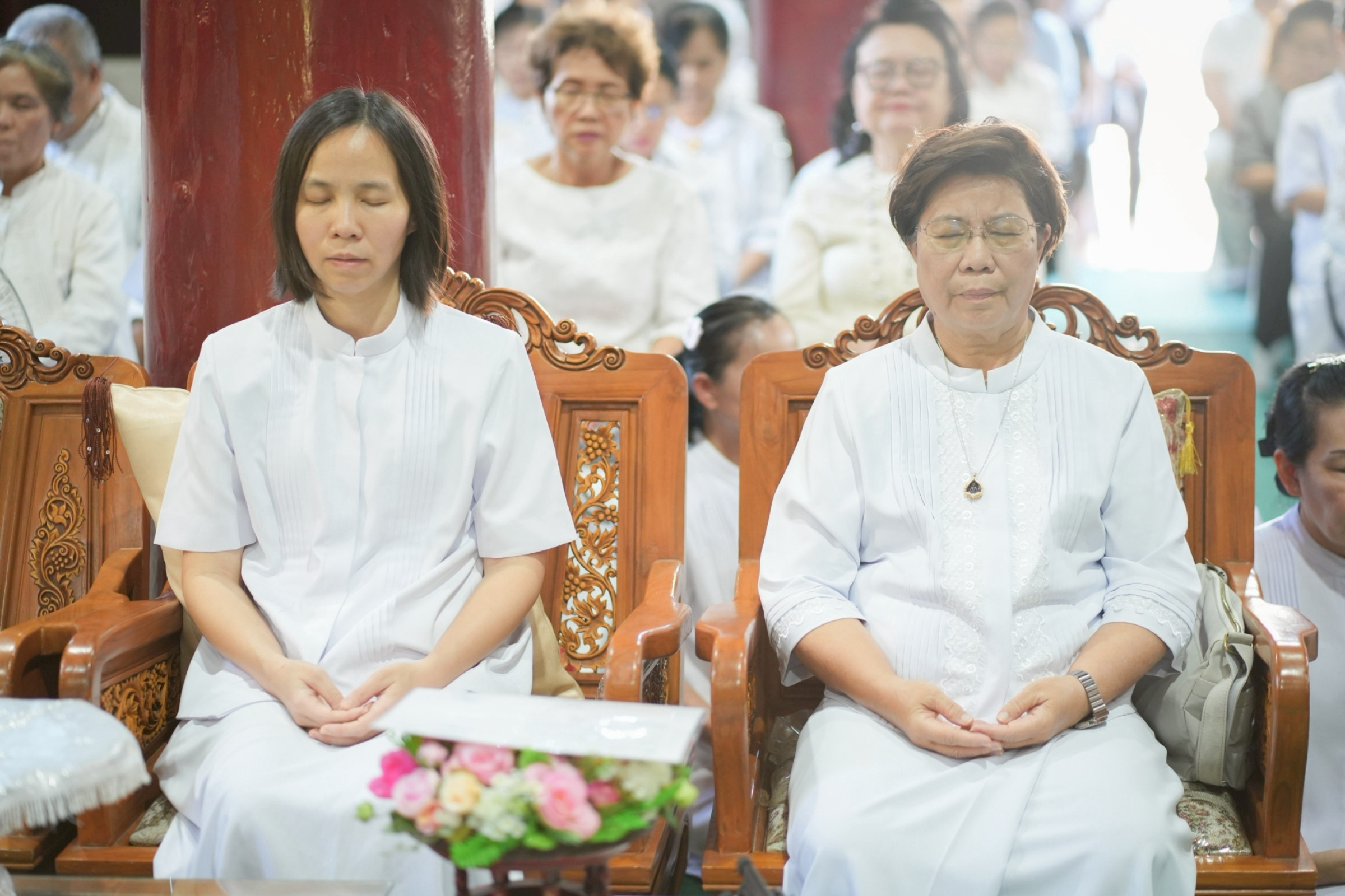 ภาพร่วมพิธีกรรมวัดปราสาท