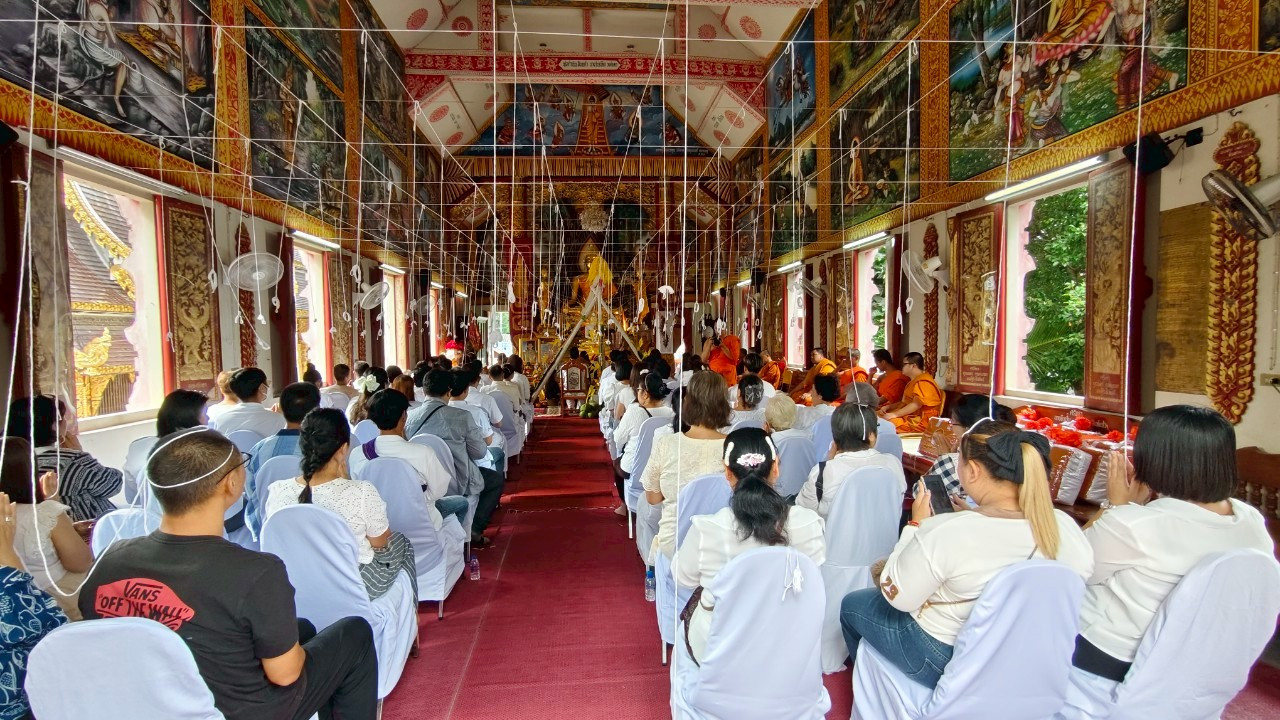 ภาพร่วมพิธีกรรมวัดสีมาราม