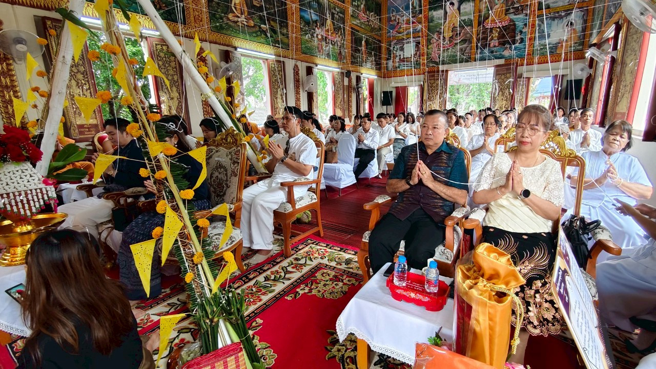 ภาพร่วมพิธีกรรมวัดสีมาราม