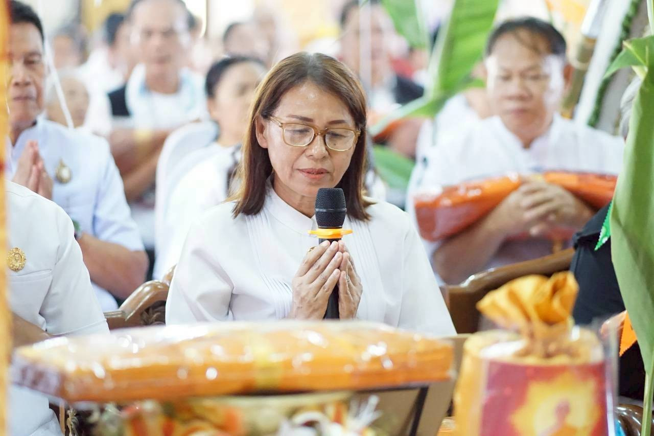 ภาพกล่าวคำถวายกฐินวัดป่าตึง