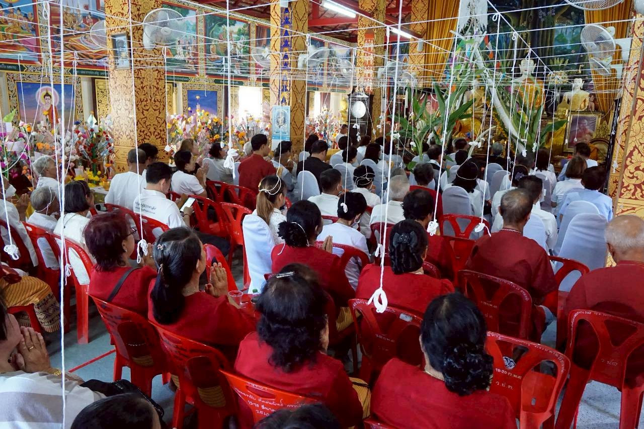 ภาพร่วมพิธีกรรมวัดป่าตึง