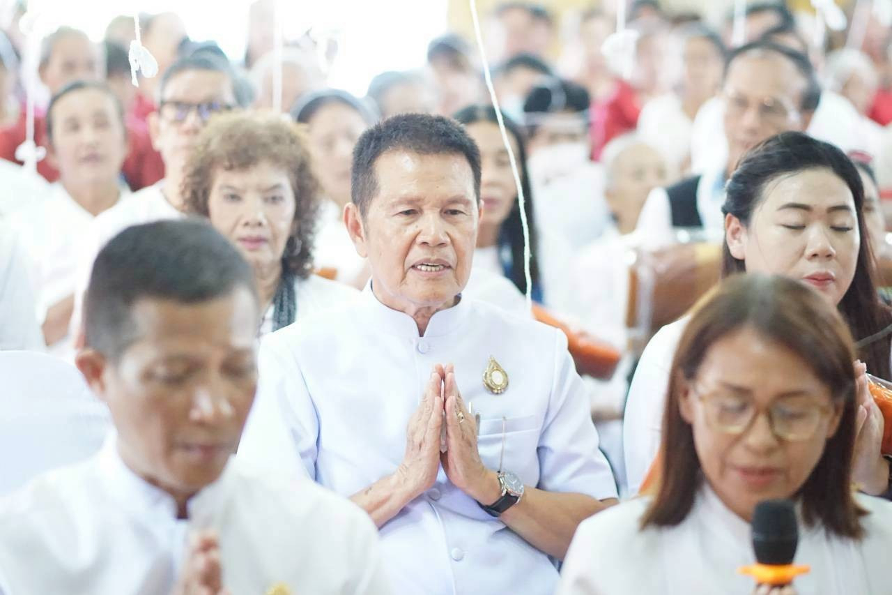 ภาพร่วมพิธีกรรมวัดป่าตึง