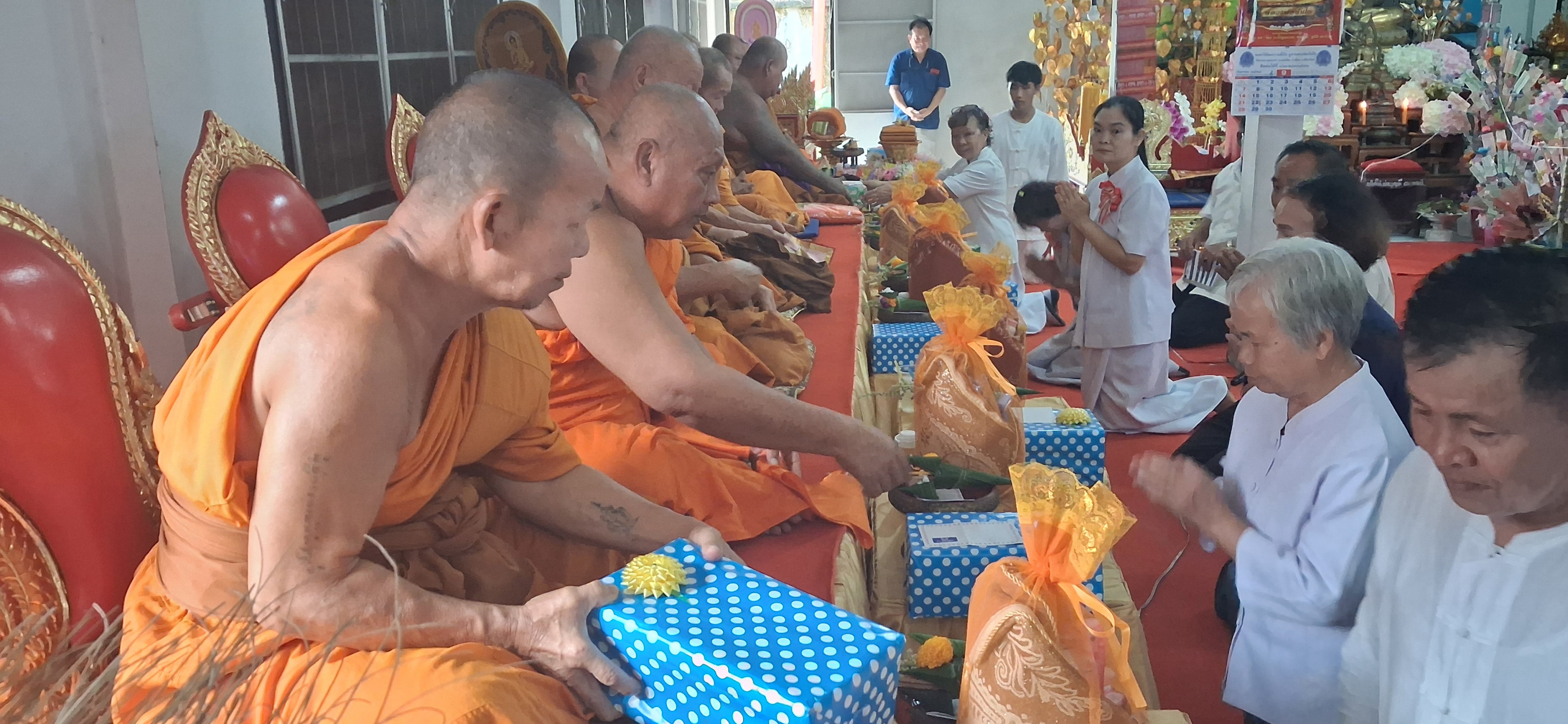 ภาพร่วมพิธีกรรมวัดป่ายางหลวง