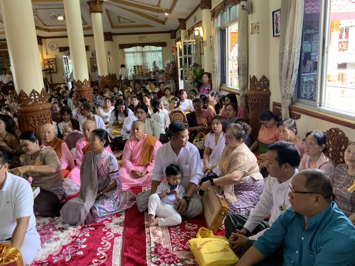 ภาพร่วมพิธีกรรมที่พักสงฆ์เปนญาเชวเซ