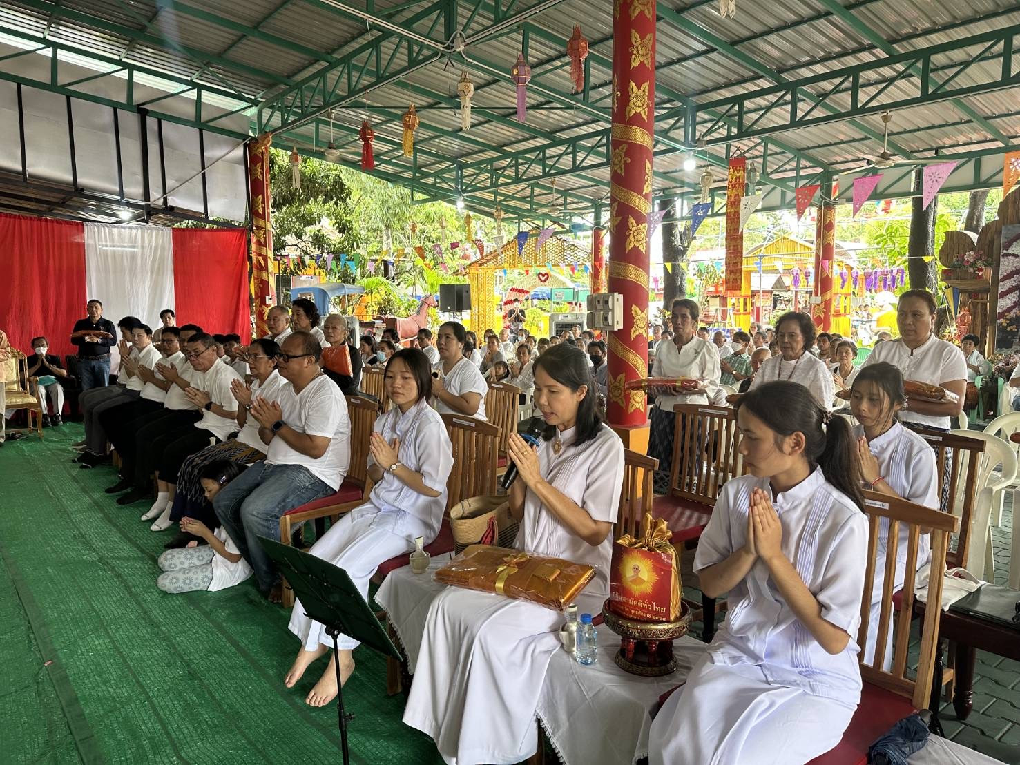 ภาพกล่าวคำถวายกฐินวัดหนองเหียง