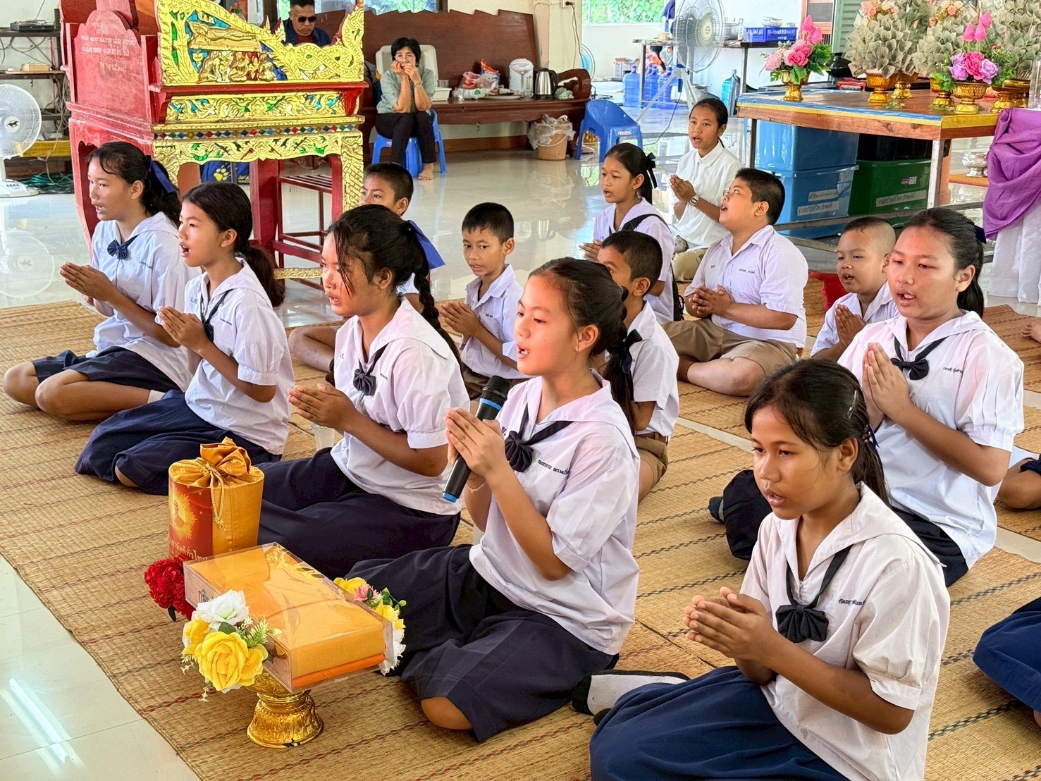 ภาพกล่าวคำถวายกฐินวัดหนองสะแกยาว