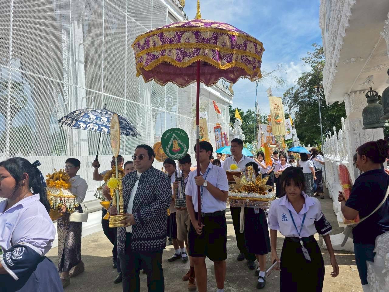 ภาพร่วมพิธีกรรมวัดธรรมจริยาวาส