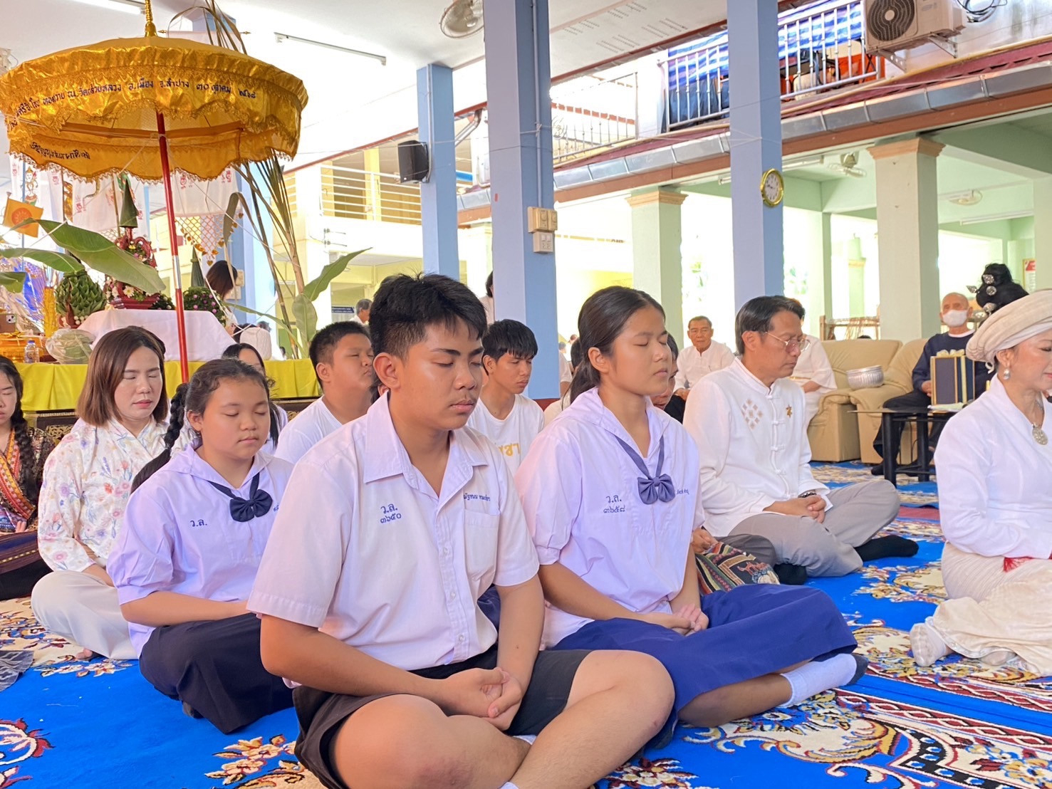 ภาพร่วมพิธีกรรมวัดกล้วยหลวง