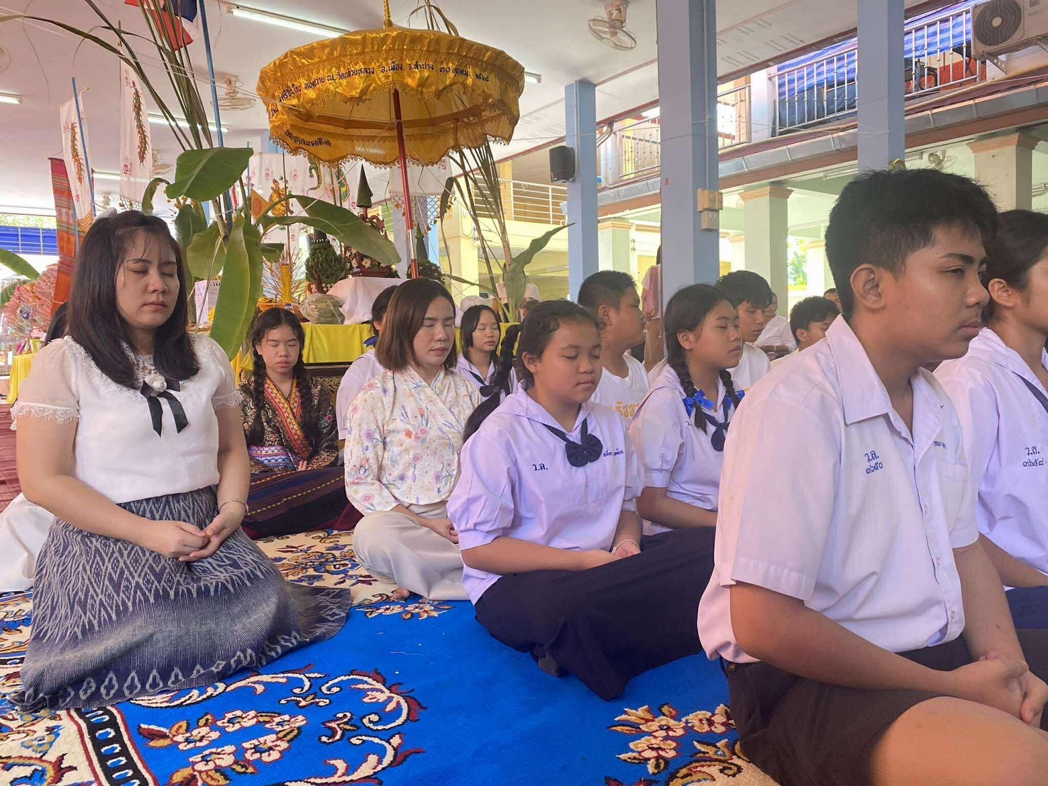 ภาพร่วมพิธีกรรมวัดกล้วยหลวง