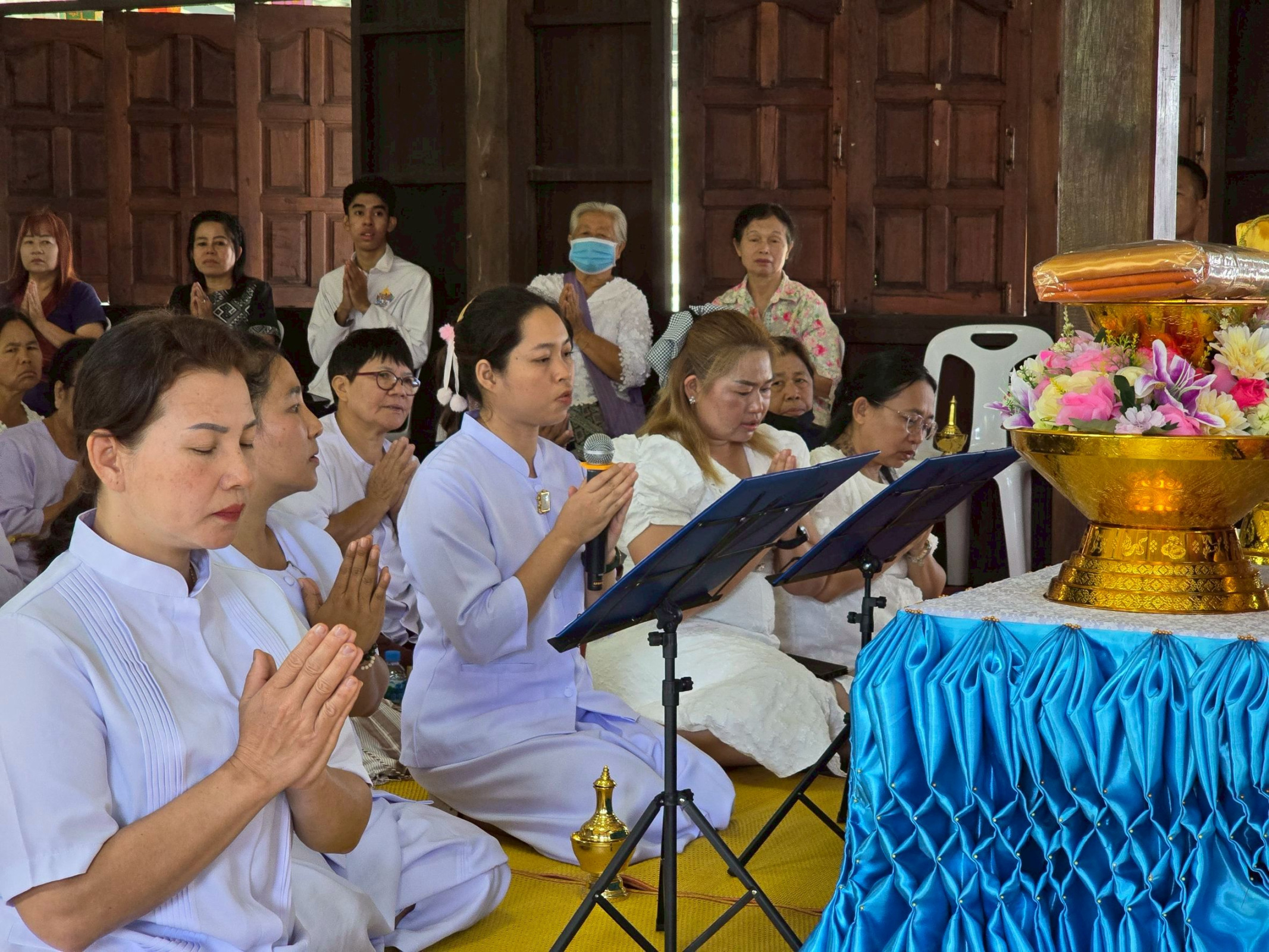 ภาพกล่าวคำถวายกฐินวัดไพรสณฑ์สุนทร