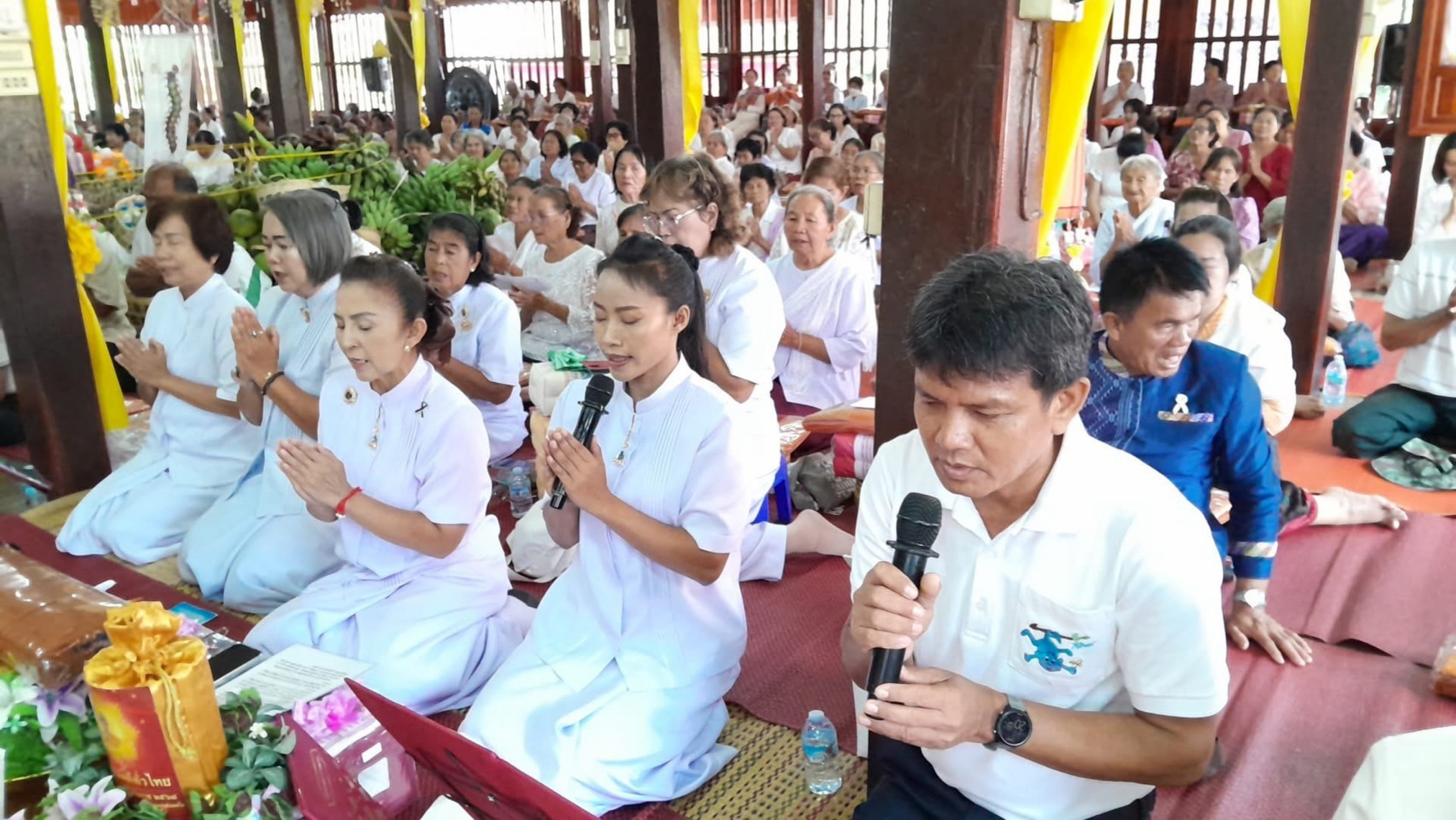 ภาพกล่าวคำถวายกฐินวัดตาแขก