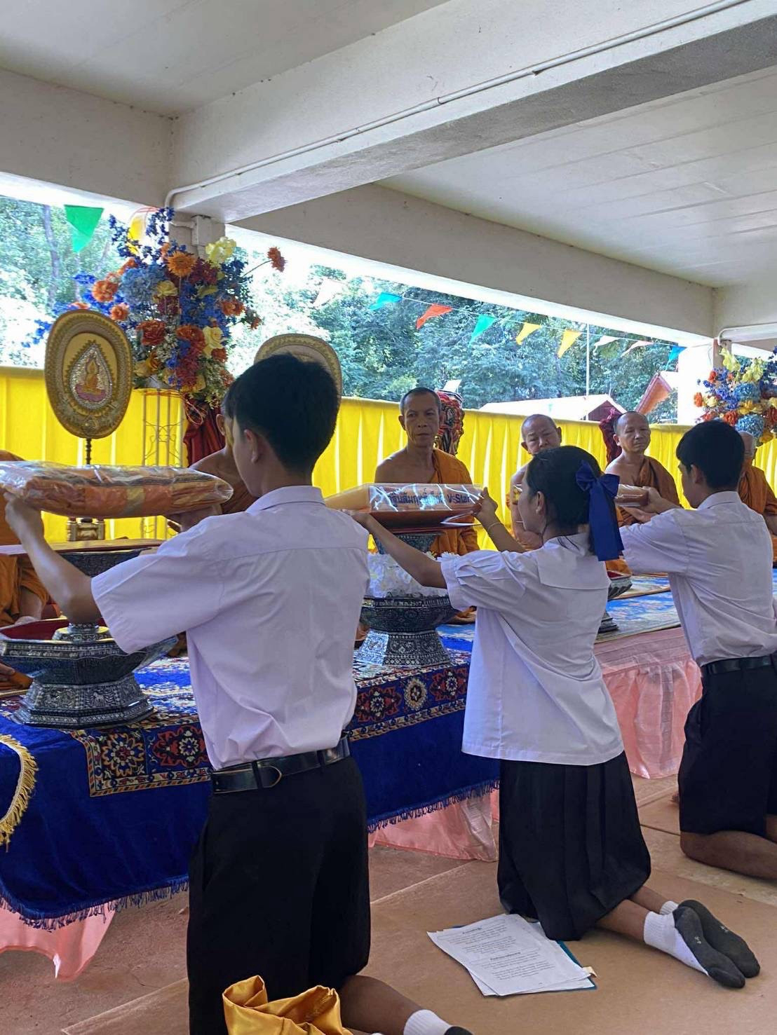 ภาพร่วมพิธีกรรมวัดป่าเกตุสุธาทิพย์