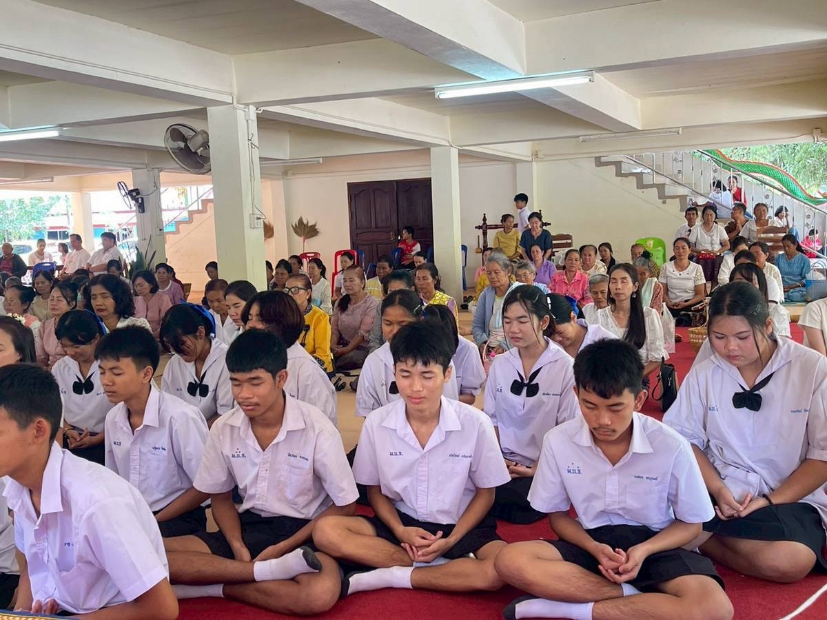 ภาพร่วมพิธีกรรมวัดป่าเกตุสุธาทิพย์