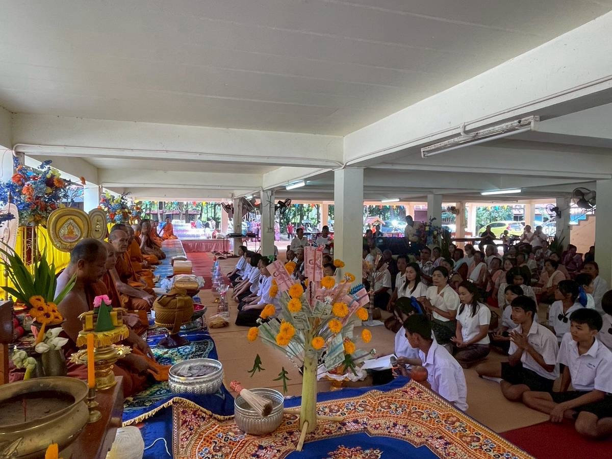 ภาพร่วมพิธีกรรมวัดป่าเกตุสุธาทิพย์