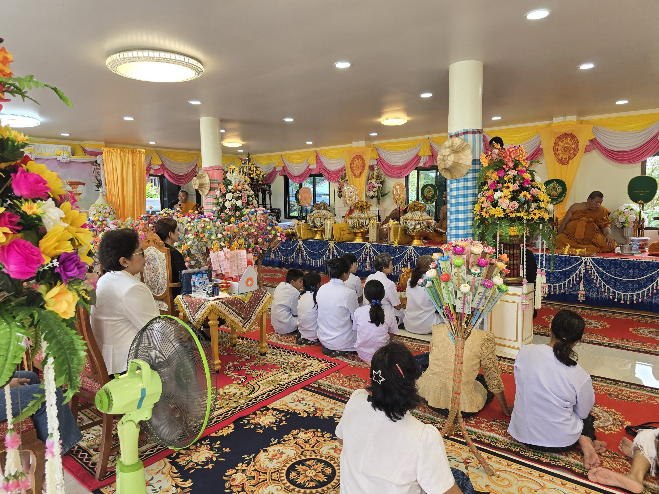 ภาพร่วมพิธีกรรมวัดหลุบเลา