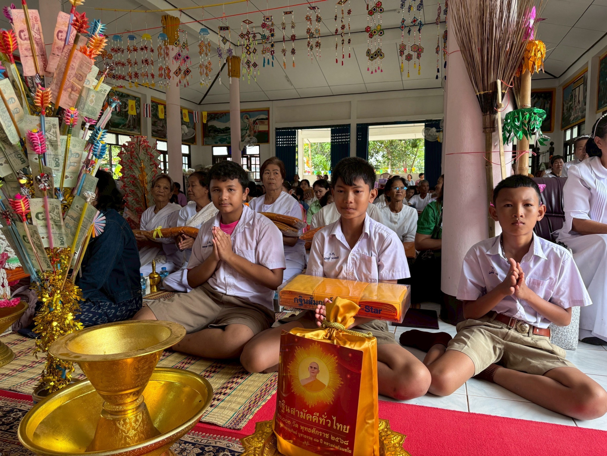 ภาพกล่าวคำถวายกฐินวัดวังแคน