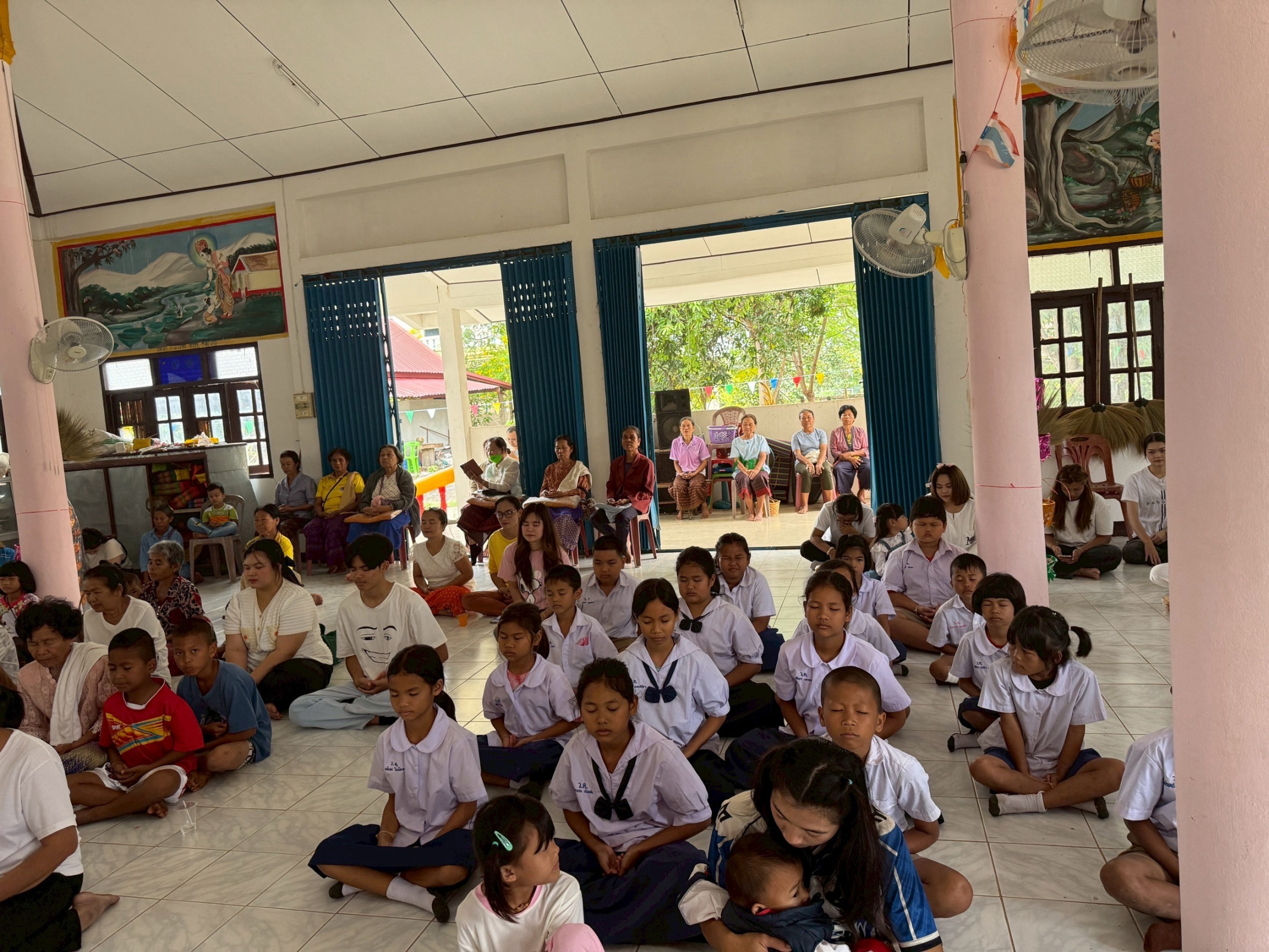 ภาพร่วมพิธีกรรมวัดวังแคน