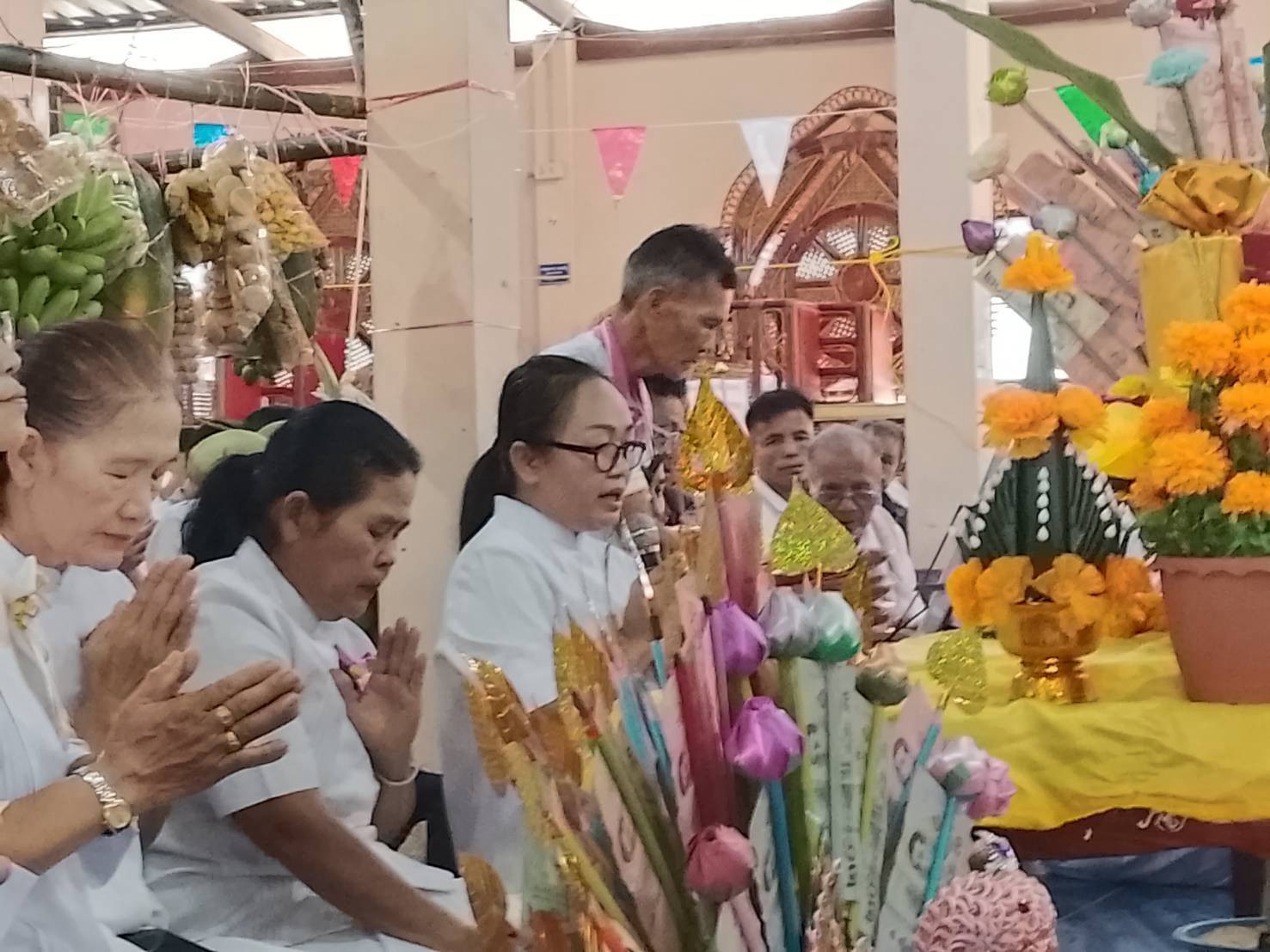 ภาพกล่าวคำถวายกฐินวัดบ้านนาจาน