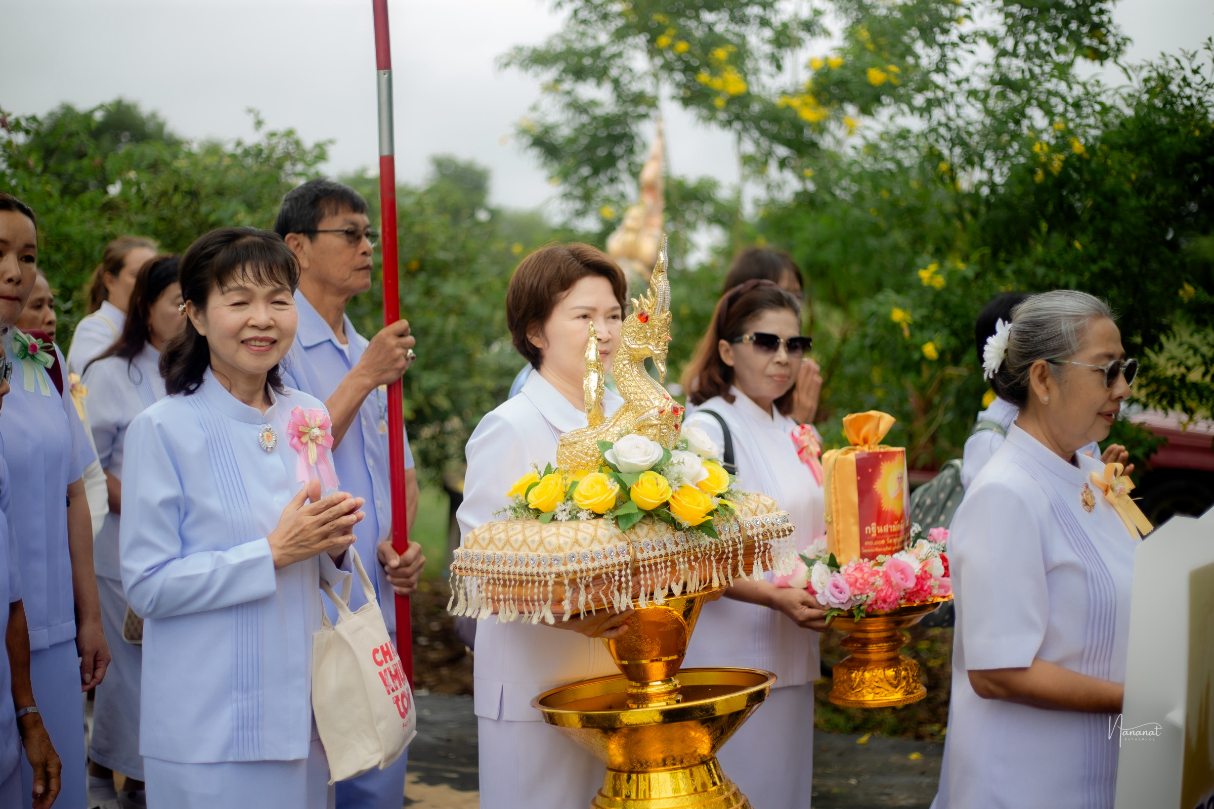 ภาพร่วมพิธีกรรมวัดสระใหญ่