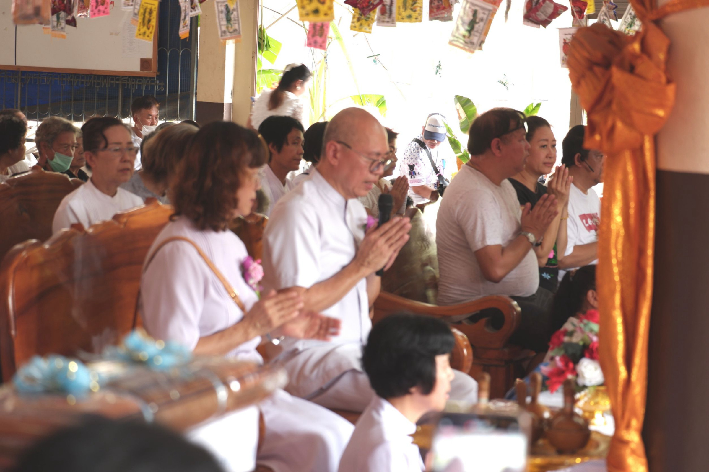 ภาพกล่าวคำถวายกฐินวัดเยื้องคงคาราม