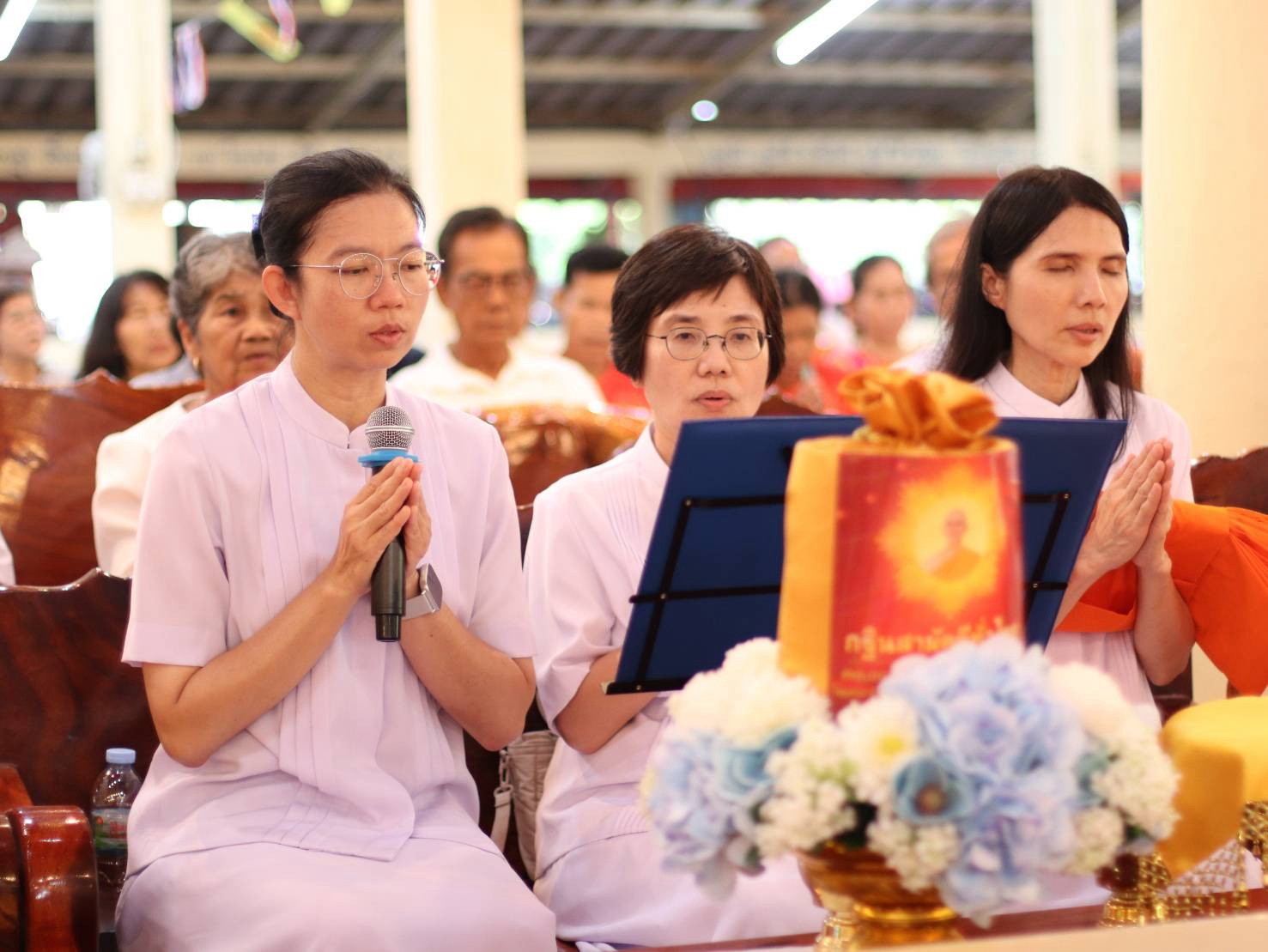 ภาพกล่าวคำถวายกฐินวัดโคกสำโรง