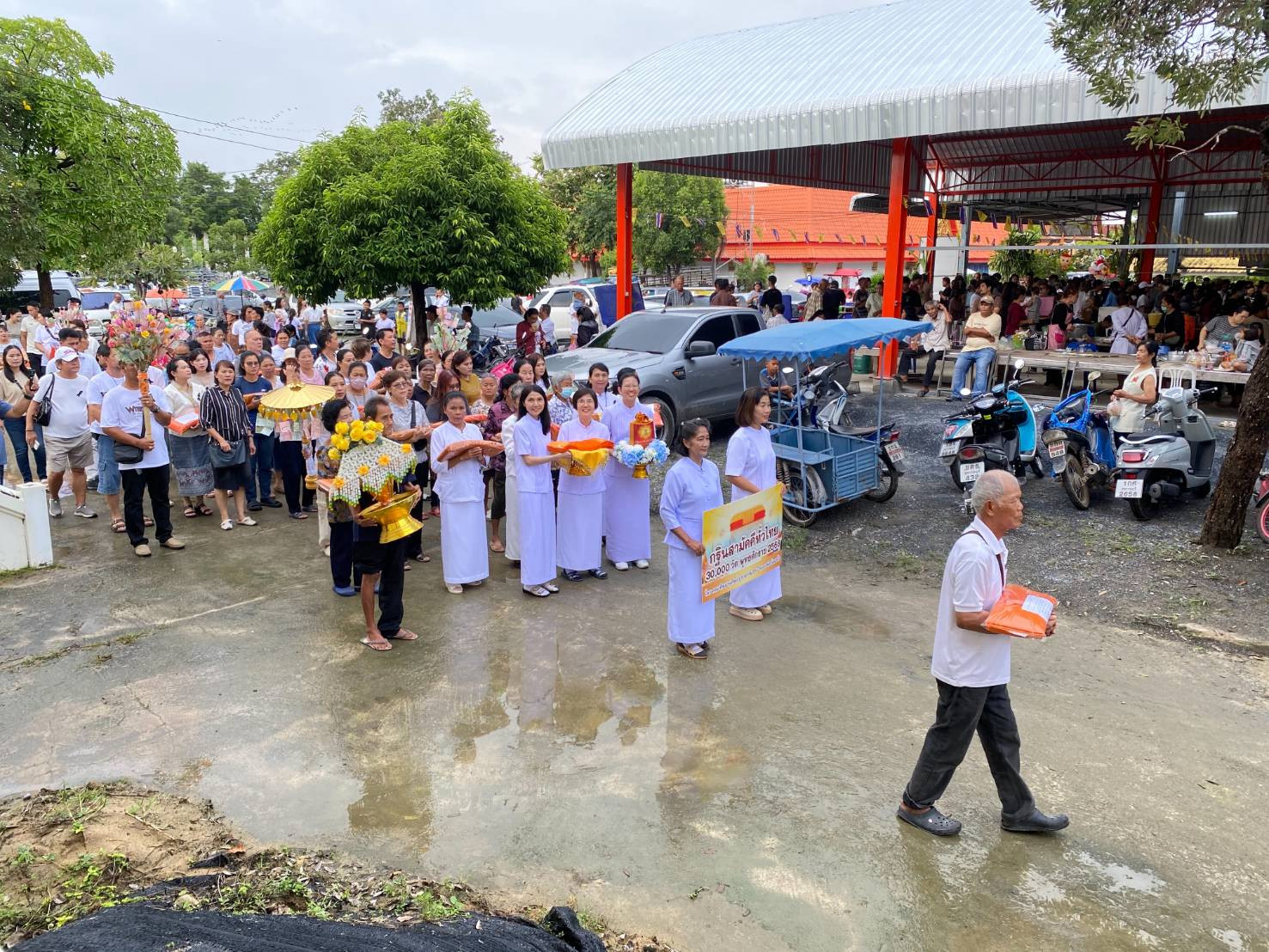 ภาพร่วมพิธีกรรมวัดโคกสำโรง