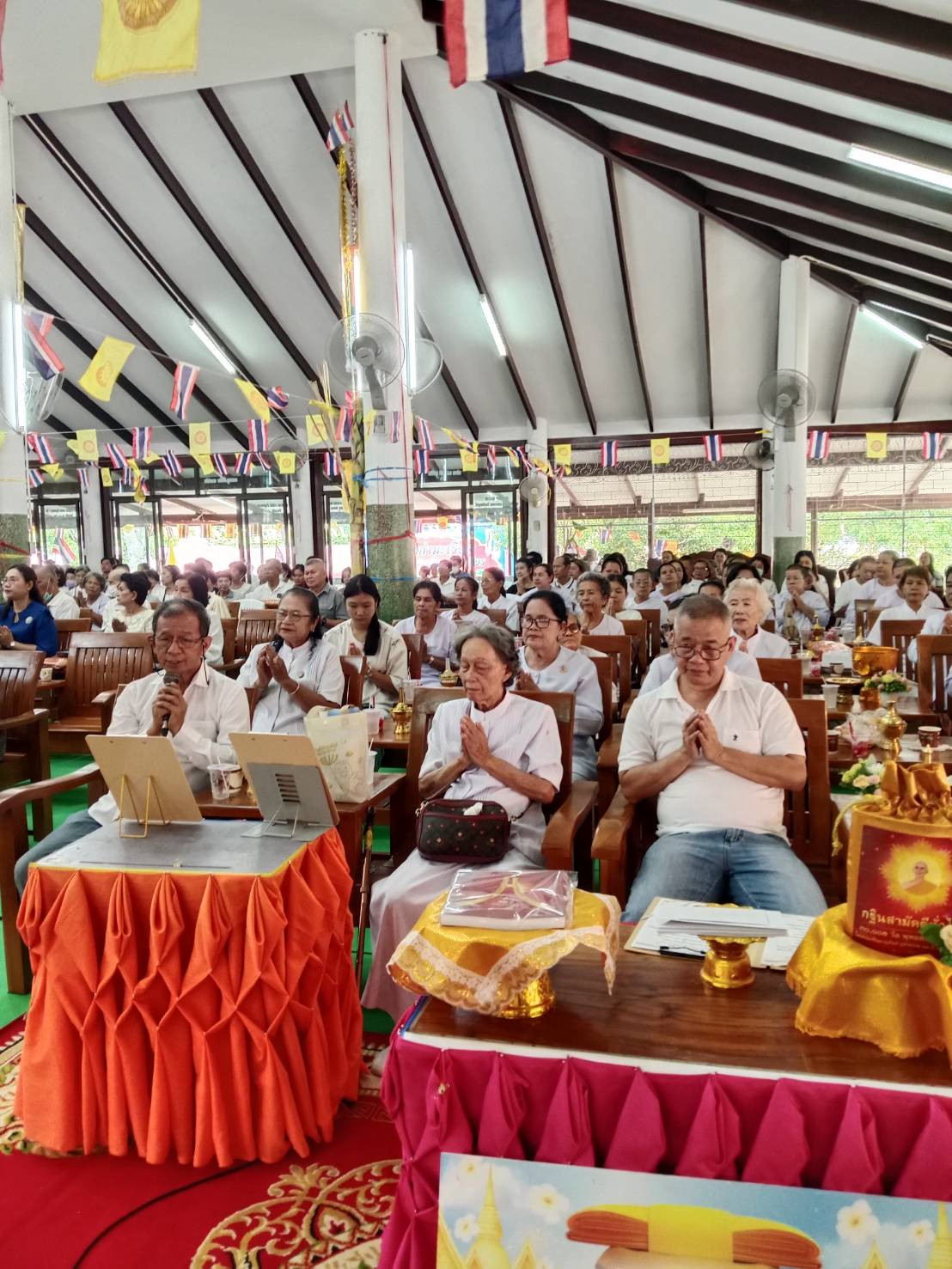 ภาพกล่าวคำถวายกฐินวัดกำมะเชียร