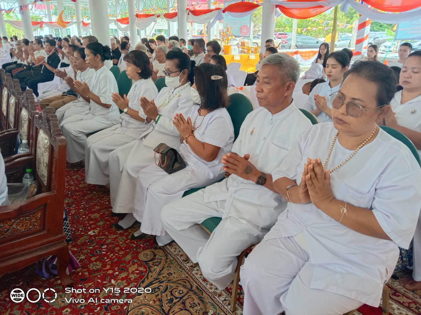 ภาพร่วมพิธีกรรมสำนักปฏิบัติธรรมสาขาวัดแก้วพิจิตร