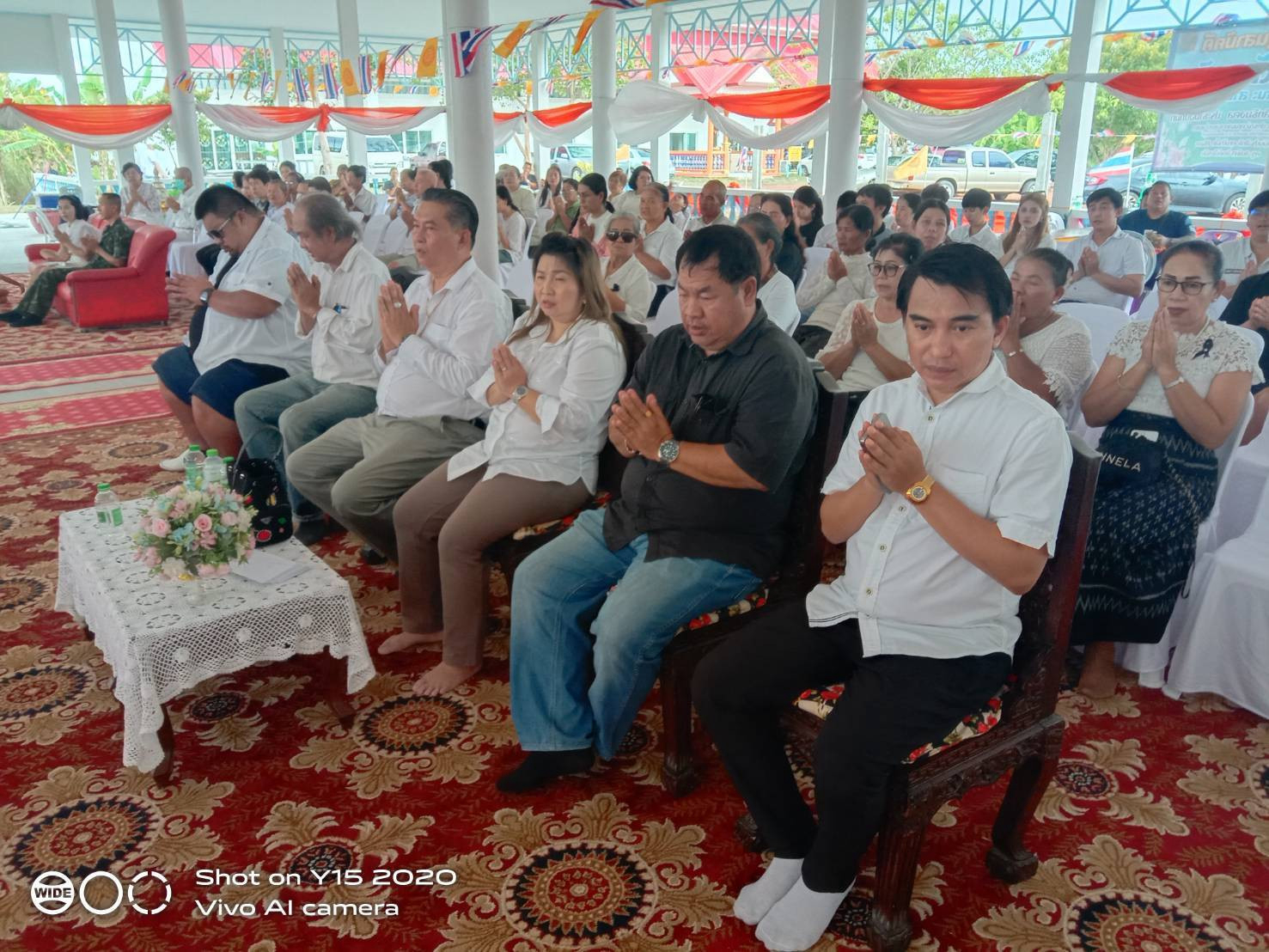 ภาพร่วมพิธีกรรมสำนักปฏิบัติธรรมสาขาวัดแก้วพิจิตร