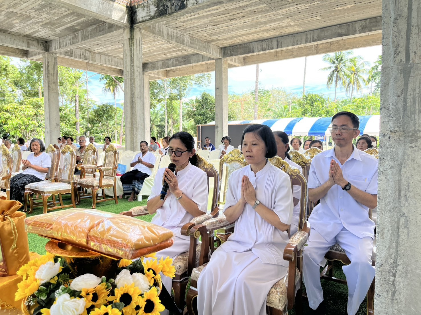 ภาพกล่าวคำถวายกฐินวัดเกล็ดแรด