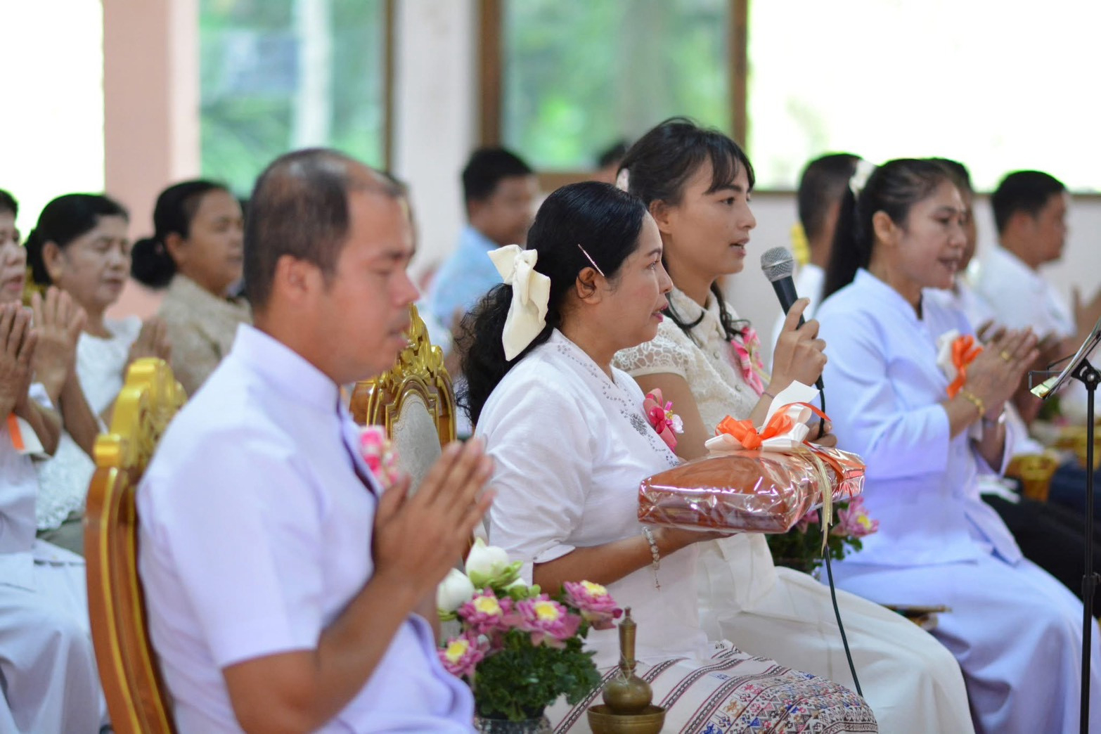 ภาพกล่าวคำถวายกฐินวัดบางใหญ่วนาราม