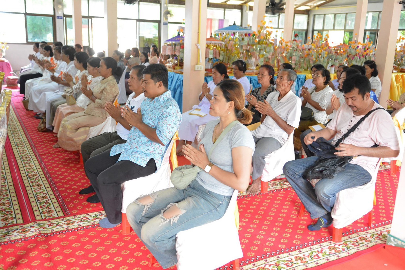 ภาพร่วมพิธีกรรมวัดบางใหญ่วนาราม