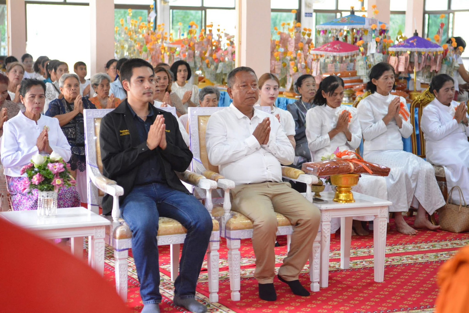 ภาพร่วมพิธีกรรมวัดบางใหญ่วนาราม