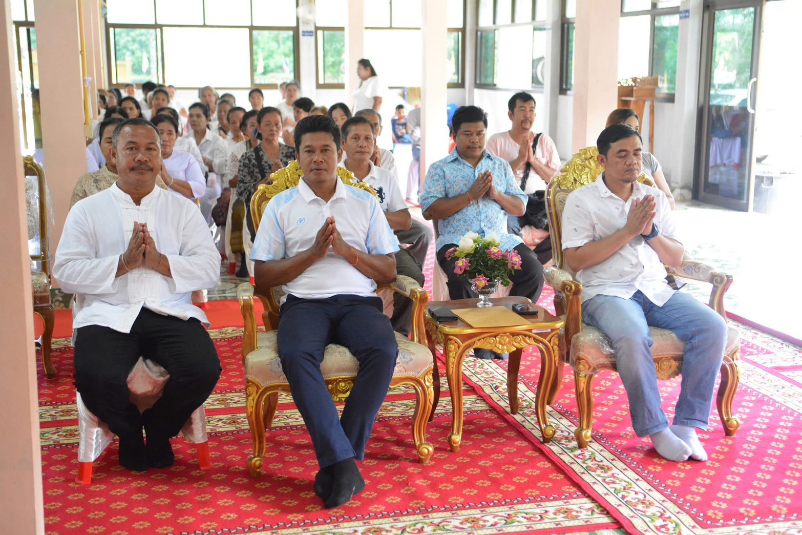 ภาพร่วมพิธีกรรมวัดบางใหญ่วนาราม