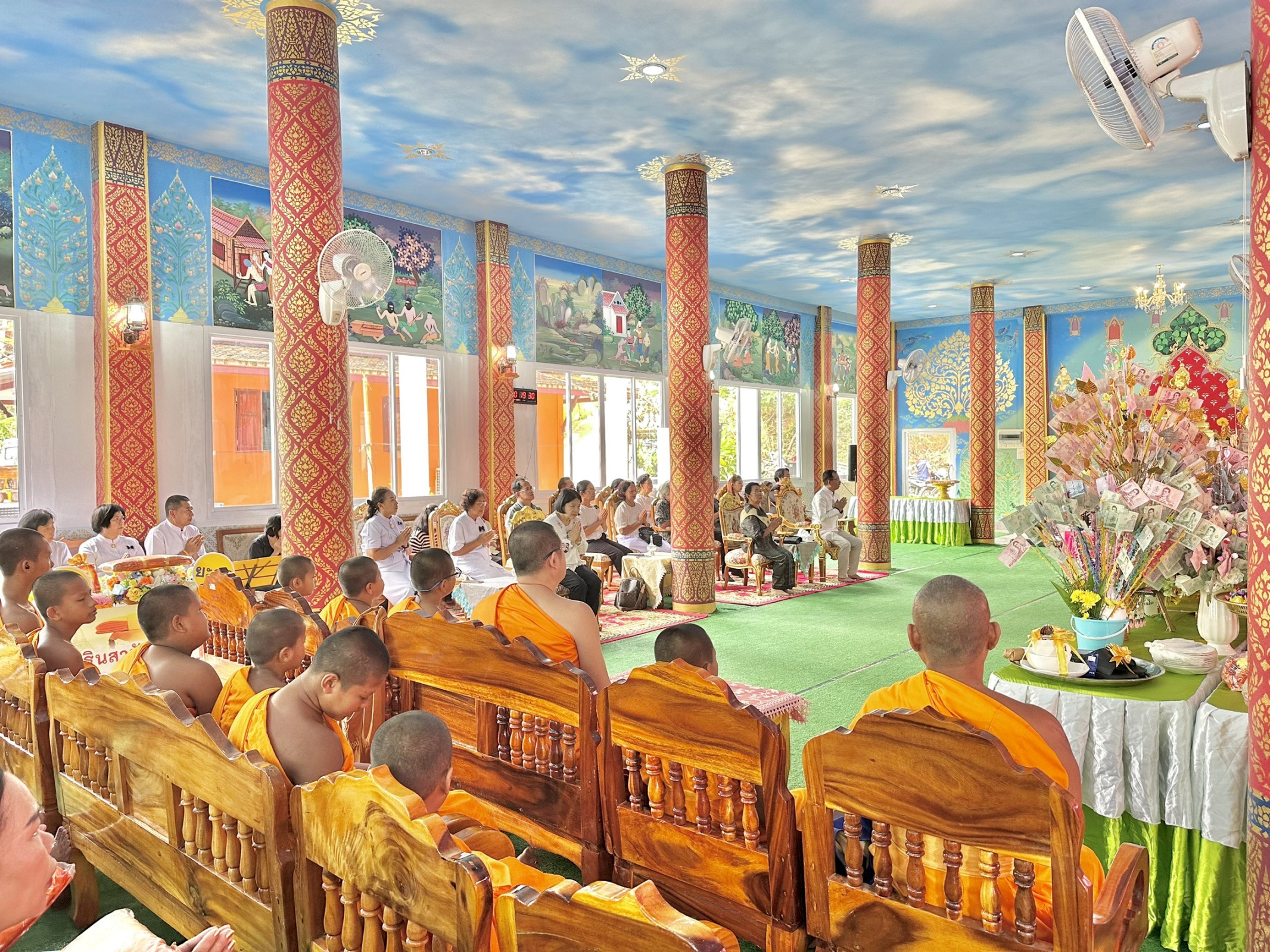 ภาพร่วมพิธีกรรมวัดคอกช้าง