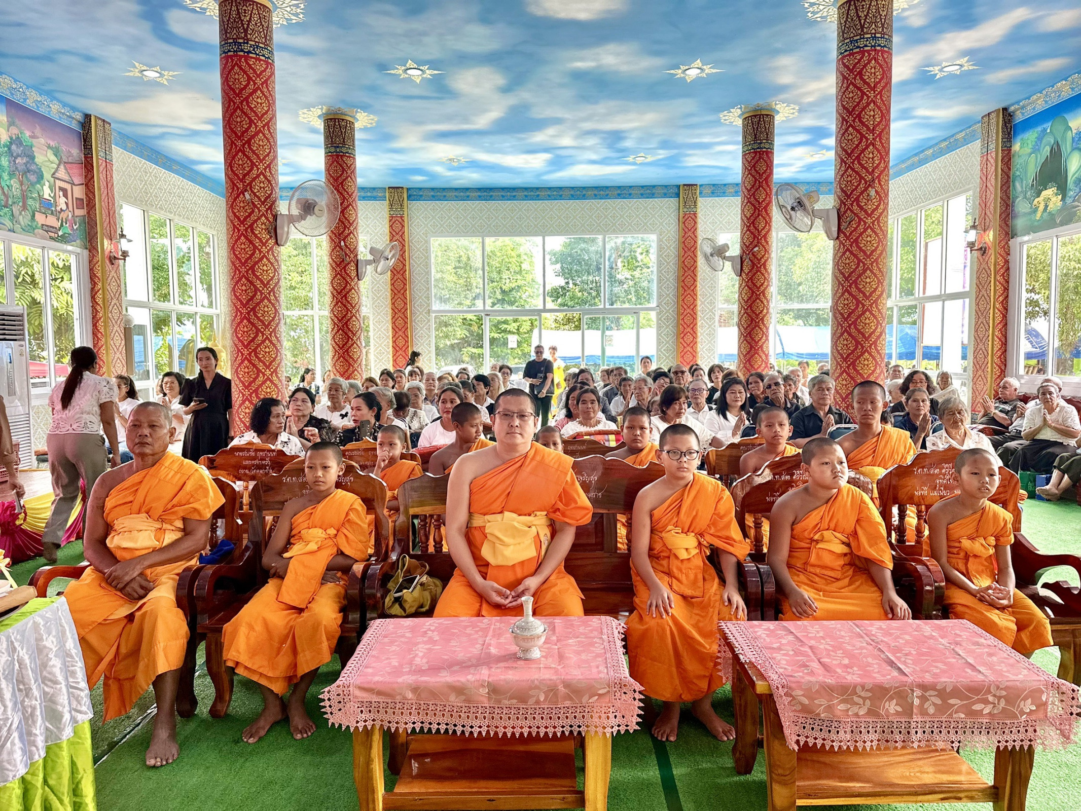 ภาพร่วมพิธีกรรมวัดคอกช้าง