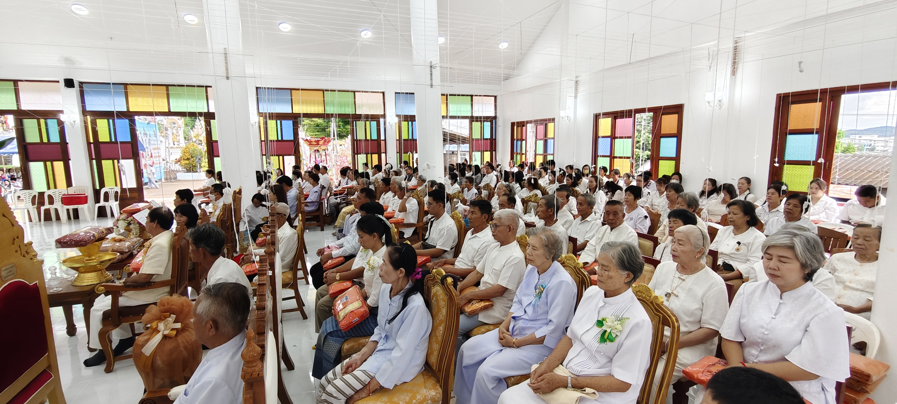 ภาพร่วมพิธีกรรมวัดสันต้นกอก