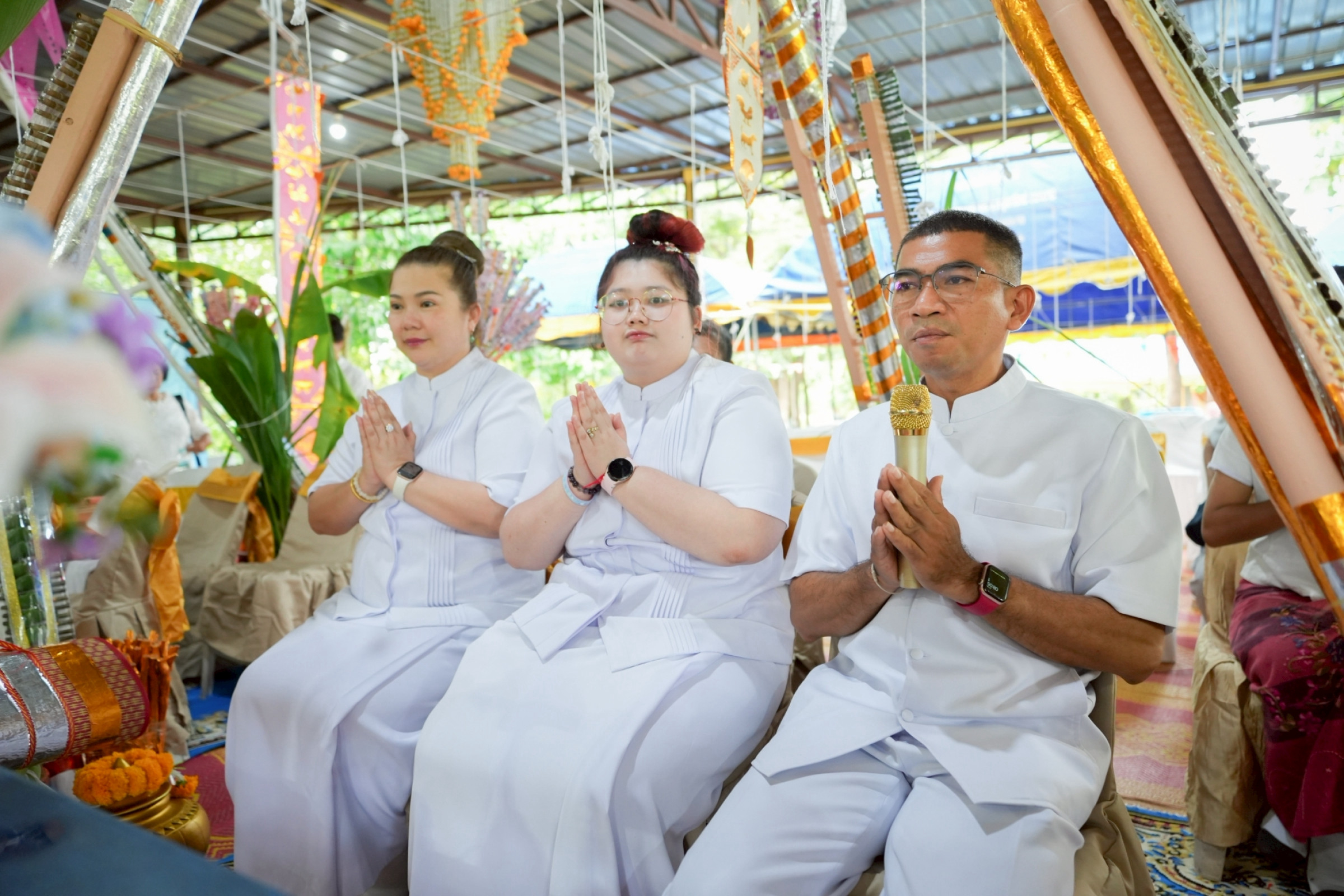 ภาพกล่าวคำถวายกฐินวัดป่าขันติการาม