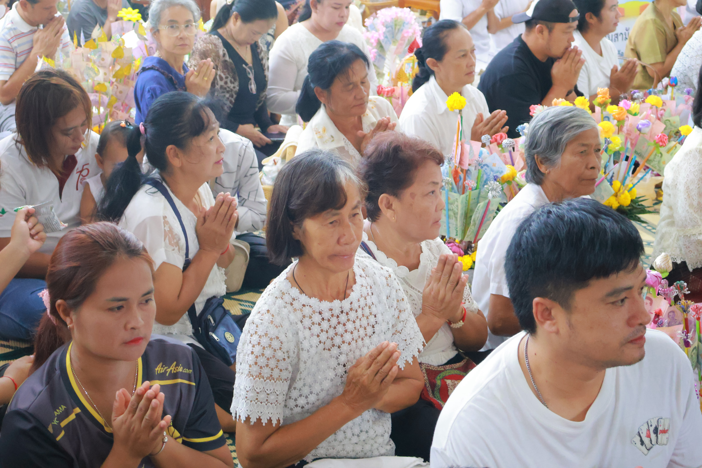 ภาพร่วมพิธีกรรมวัดราษฎร์ศรัทธาราม