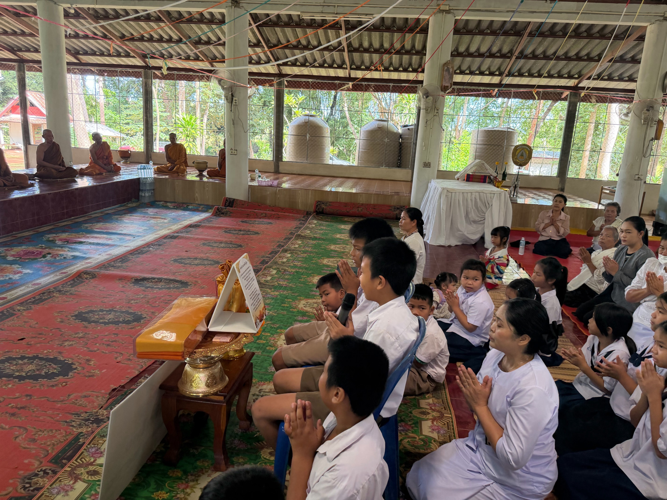 ภาพร่วมพิธีกรรมวัดเก่าพานคำ