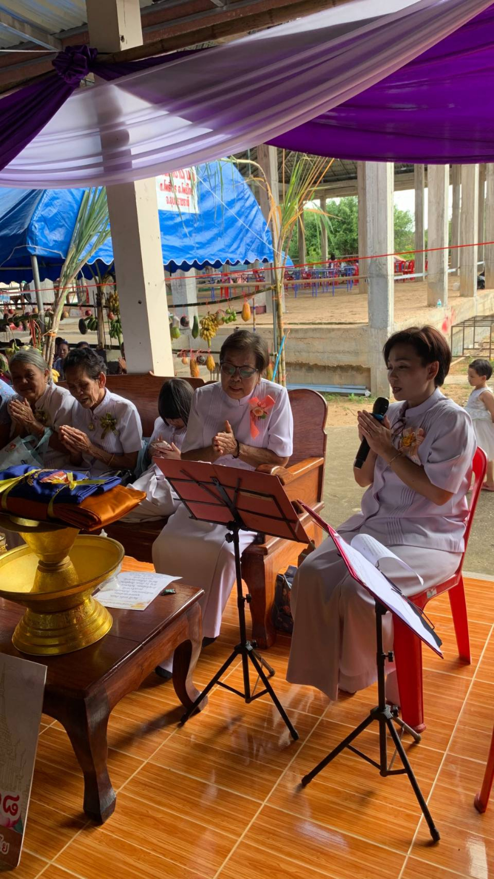 ภาพกล่าวคำถวายกฐินวัดบ้านนาขาม