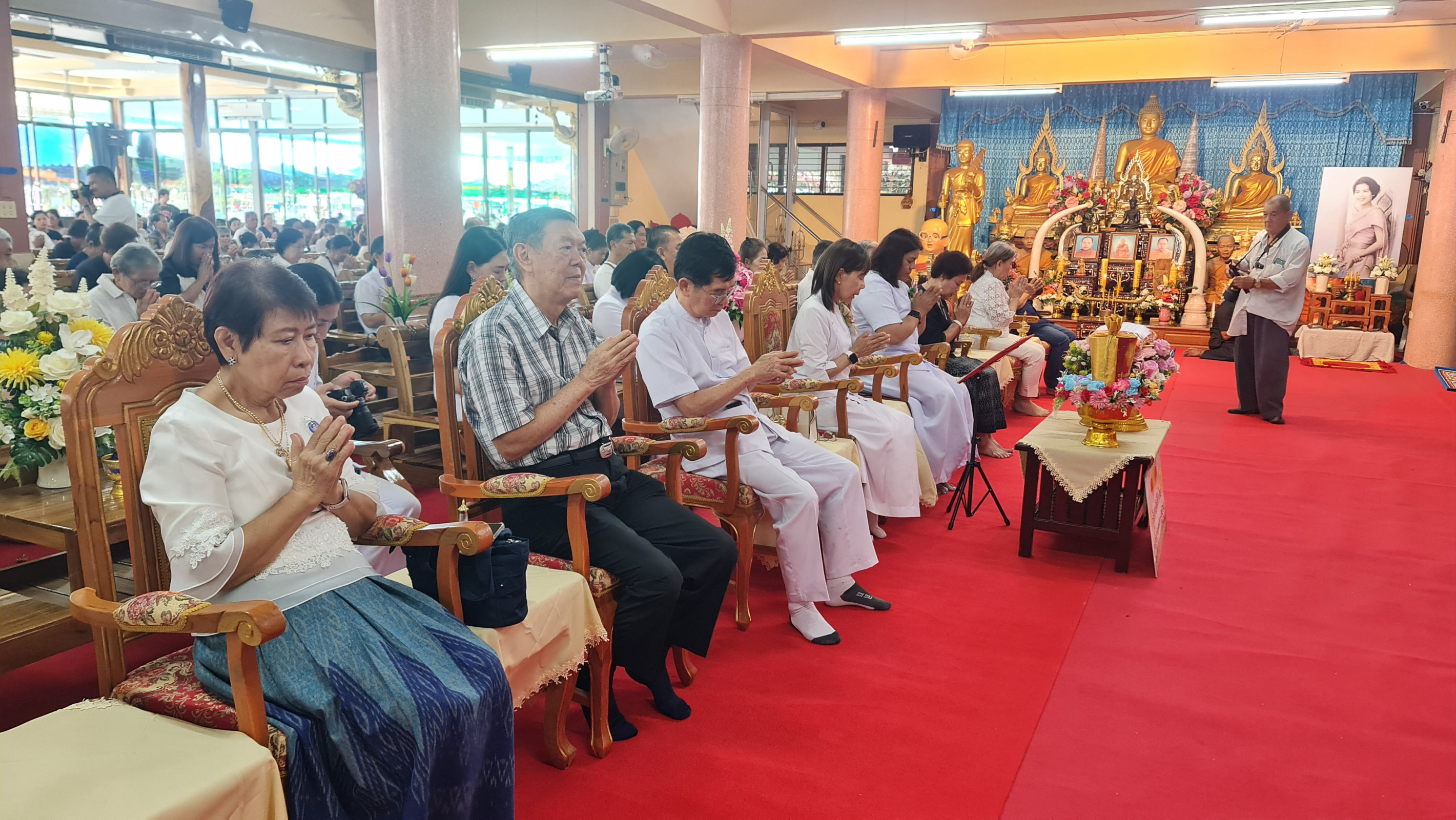 ภาพร่วมพิธีกรรมวัดสนามสุทธาวาส