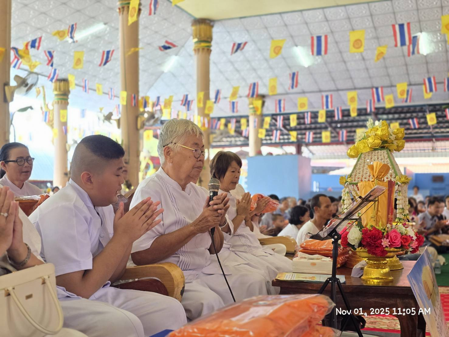 ภาพกล่าวคำถวายกฐินวัดโพธิ์เขียว