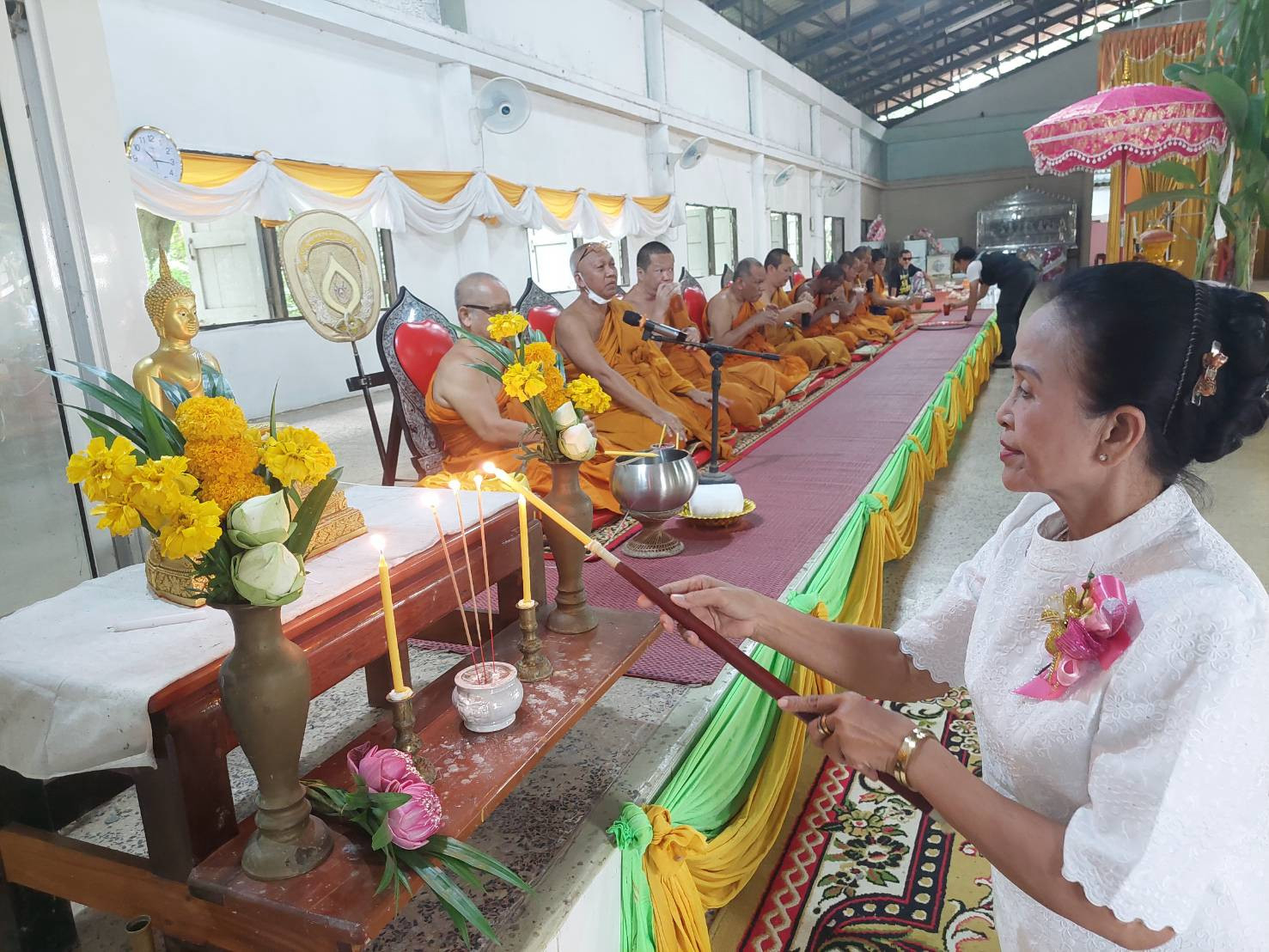 ภาพร่วมพิธีกรรมวัดบ้านหัวนา