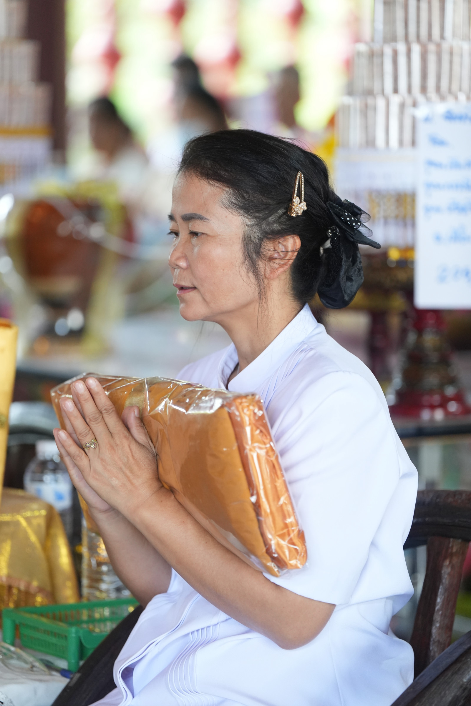 ภาพร่วมพิธีกรรมวัดเด่นสารภี