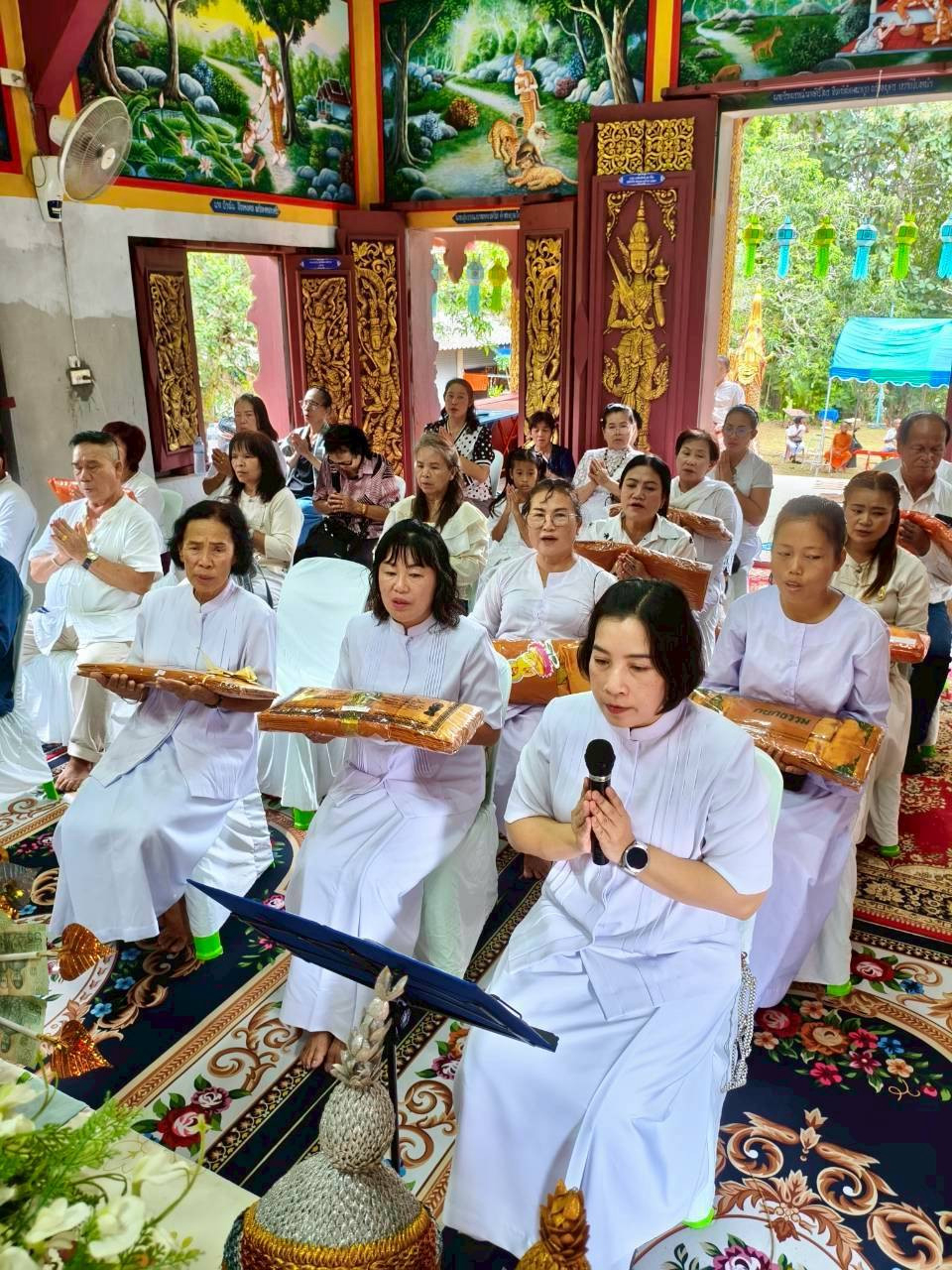 ภาพกล่าวคำถวายกฐินวัดดอยน้อย