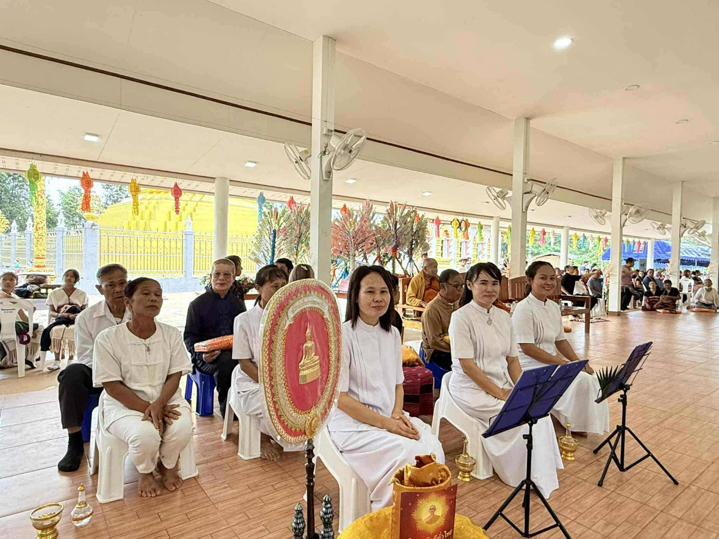 ภาพกล่าวคำถวายกฐินวัดหนองหลัก