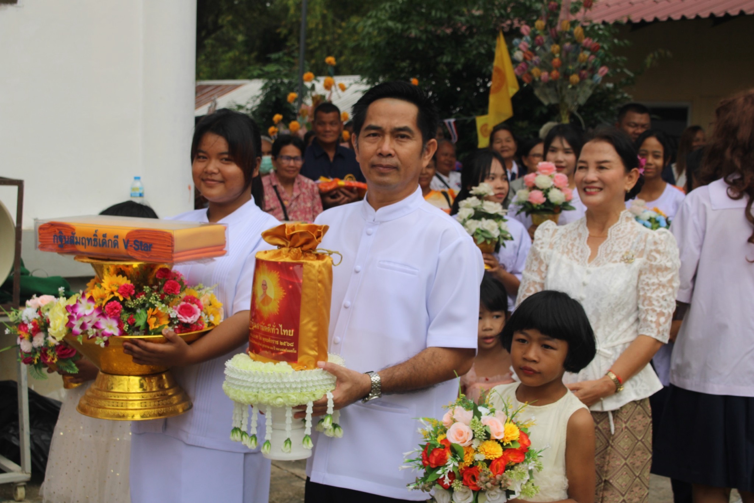 ภาพร่วมพิธีกรรมวัดบ้านหนองการะโก